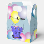 Zirkus-Elefant mit Ballons Geschenkschachtel (Geöffnet)