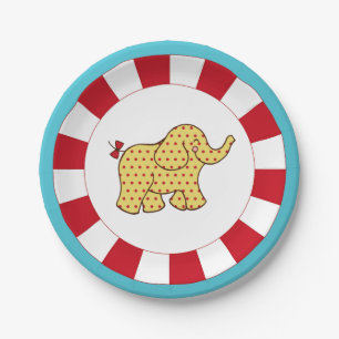 Zirkus Elefant Papier Teller