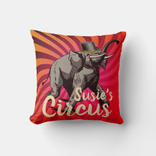 Zirkus-Elefant, spiralförmig Kissen