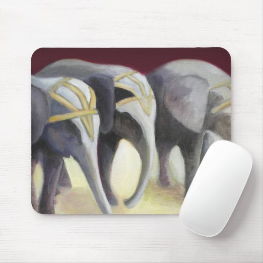 Zirkus-Elefanten Mousepad (Mit Mouse)
