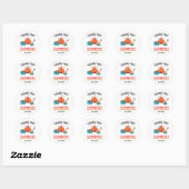 Zirkus Favor Sticker (Blatt)