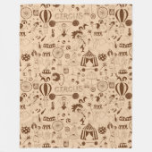 Zirkus Fleecedecke (Vorderseite)