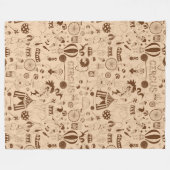 Zirkus Fleecedecke (Vorderseite (Horizontal))