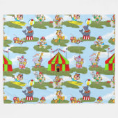 Zirkus Fleecedecke (Vorderseite (Horizontal))