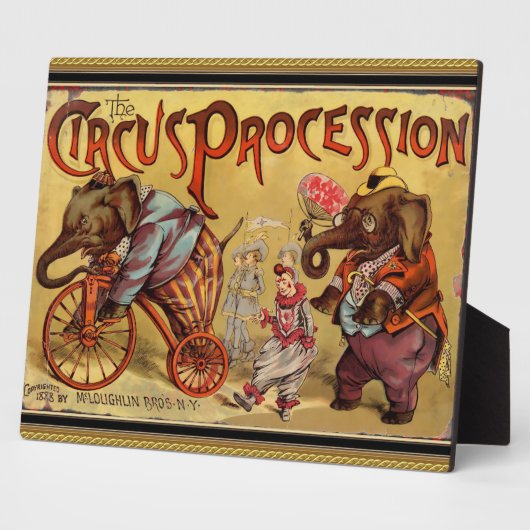 Zirkus Fotoplatte (Seite)