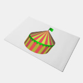 Zirkus Fußmatte (Schrägansicht)