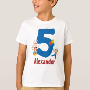 Zirkus-Geburtstagshemd Karneval-Geburtstagshemden T-Shirt