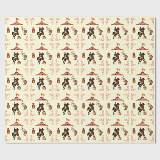 Zirkus Geschenkpapier (Flach)