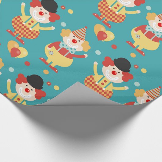 Zirkus Geschenkpapier (Ecke)