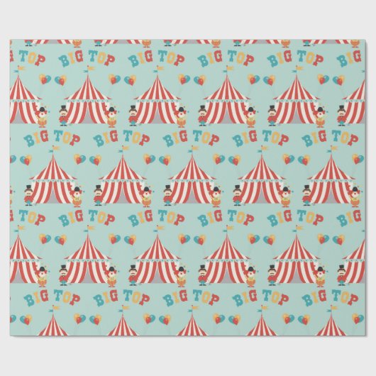 Zirkus Geschenkpapier (Flach)