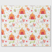 Zirkus Geschenkpapier (Flach)