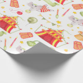 Zirkus Geschenkpapier (Ecke)