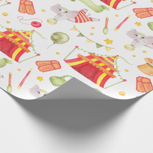 Zirkus Geschenkpapier (Ecke)