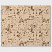 Zirkus Geschenkpapier (Flach)