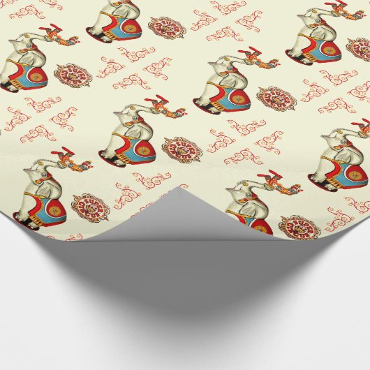Zirkus Geschenkpapier (Ecke)