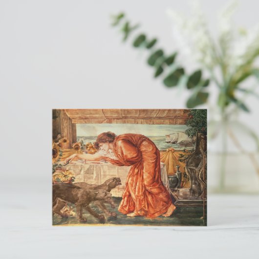 Zirkus Gift in eine Vase gießen Postkarte (Stehend Vorderseite)