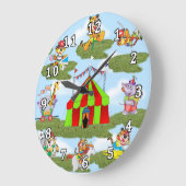 Zirkus Große Wanduhr (Winkel)