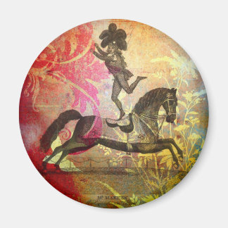 Zirkus im Vintage-Stil Magnet