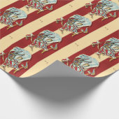 Zirkus Karneval Geschenkpapier (Ecke)