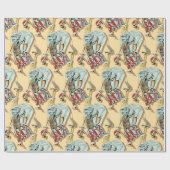 Zirkus-Karneval-Geschenkpapier Geschenkpapier (Flach)