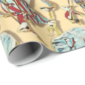 Zirkus-Karneval-Geschenkpapier Geschenkpapier (Rolleneckpunkt)