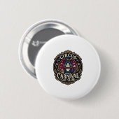 Zirkus Karneval Katze Vater Geschenkidee - Zirkus Button (Vorne & Hinten)