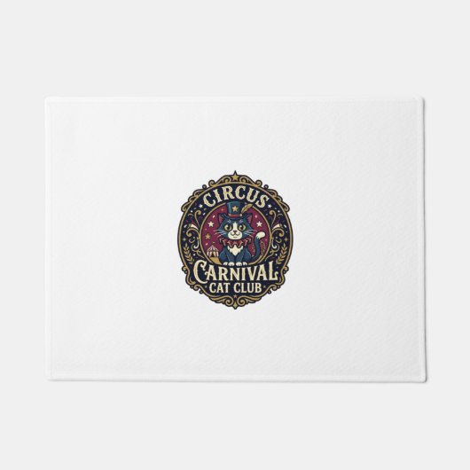 Zirkus Karneval Katze Vater Geschenkidee - Zirkus Fußmatte (Vorderseite)