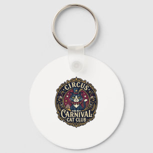 Zirkus Karneval Katze Vater Geschenkidee - Zirkus  Schlüsselanhänger