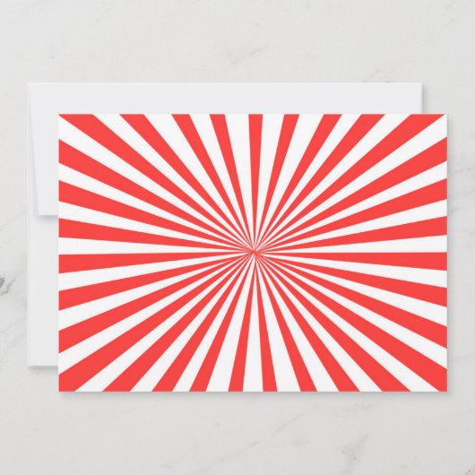 Zirkus-Karnevals-Geburtstag danken Ihnen, Dankeskarte (Rückseite)