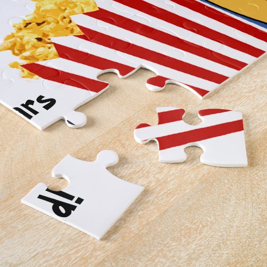 Zirkus-Karnevals-Gewohnheits-Geburtstag Puzzle (Seite)