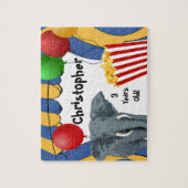 Zirkus-Karnevals-Gewohnheits-Geburtstag Puzzle (Vertikal)