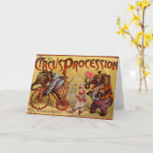 Zirkus Karte (Gelbe Blume)