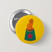 Zirkus-Knopf Button (Vorne & Hinten)