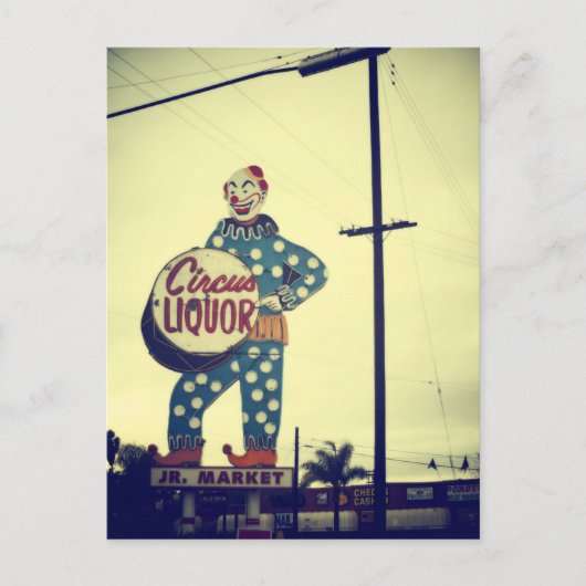Zirkus Liquor Postkarte (Vorderseite)