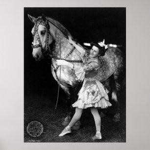 Zirkus-Mädchen: 1908 Poster