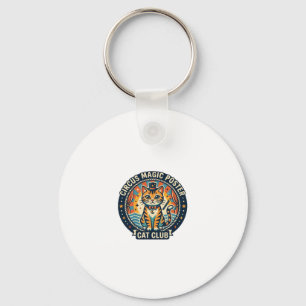 Zirkus-Magie-Plakat Katze Süße Kitty Design - Zirk Schlüsselanhänger