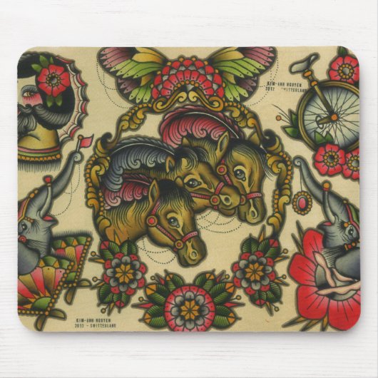 Zirkus Mousepad (Vorne)