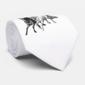 Zirkus-Pferde Krawatte (Gerollt)