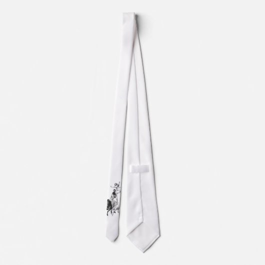 Zirkus-Pferde Krawatte (Rückseite)