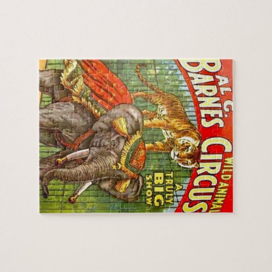 Zirkus-Plakat Puzzle (Horizontal)