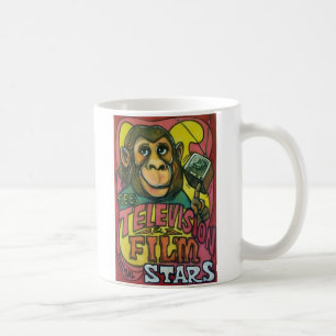Zirkus-Plakat-Tasse Henrys Bros - Schimpanse Kaffeetasse