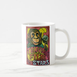 Zirkus-Plakat-Tasse Henrys Bros - Schimpanse Kaffeetasse