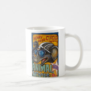 Zirkus-Plakat-Tasse Henrys Bros - Shorty der Kaffeetasse