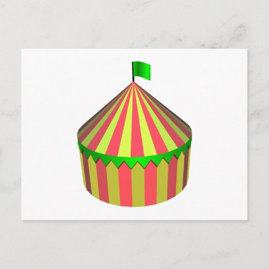 Zirkus Postkarte (Vorderseite)