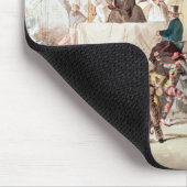 Zirkus-Prozession in Italien, 1830 Mousepad (Ecke)