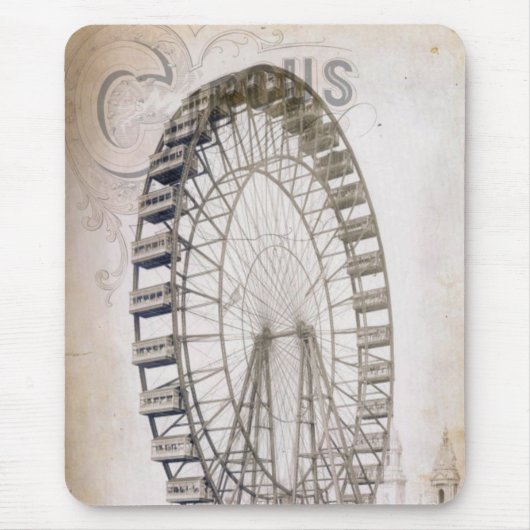 Zirkus-Riesenrad Mousepad (Vorne)