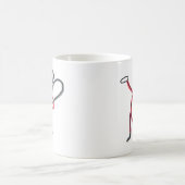 Zirkus Ringmeister Stickman Kaffeetasse (Mittel)