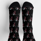 Zirkus Ringmeister Stickman Socken (Oben)