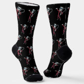 Zirkus Ringmeister Stickman Socken (Gewinkelt)