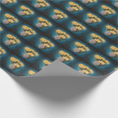 Zirkus-Rosen Geschenkpapier (Ecke)